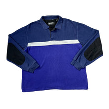 Load image into Gallery viewer, Vintage TIMBERLAND PERFORMANCE Colour Block Embroidered Mini Logo Collared Sweatshirt Polo Shirt

