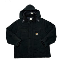 Load image into Gallery viewer, CARHARTT Corduroy Cord Collar Detachable Hood Lightly Padded Chore Worker Jacket Coat
