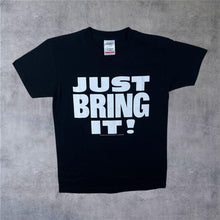 Load image into Gallery viewer, Vintage WWF (2000) The Rock “Just Bring It!” Wrestling Graphic Black T-Shirt
