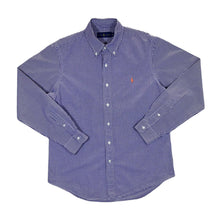 Load image into Gallery viewer, Vintage RALPH LAUREN Purple White Check Long Sleeve Button-Up Shirt
