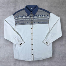 Load image into Gallery viewer, Vintage Forbidden Co. Aztec Patterned Cowboy Western Cotton Long Sleeve Shirt
