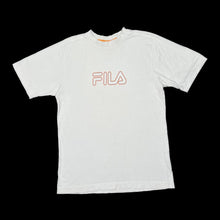 Load image into Gallery viewer, Vintage 90’s FILA Classic Logo Spellout Graphic Short Sleeve T-Shirt
