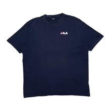Load image into Gallery viewer, FILA Classic Basic Mini Logo Spellout Graphic Cotton T-Shirt
