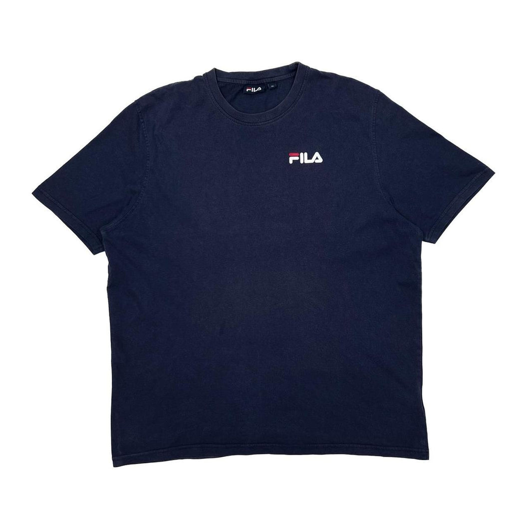 FILA Classic Basic Mini Logo Spellout Graphic Cotton T-Shirt