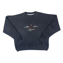Load image into Gallery viewer, Vintage GIORGIO Local Boyz Embroidered Spellout Dark Grey Crewneck Sweatshirt
