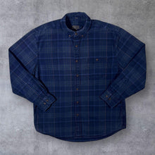 Load image into Gallery viewer, Pendleton "Wayne" Plaid Check Corduroy Cord Long Sleeve Button-Down Shirt
