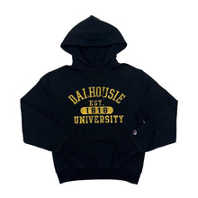 Load image into Gallery viewer, Champion DALHOUSIE UNIVERSITY College Spellout Graphic Pullover Hoodie
