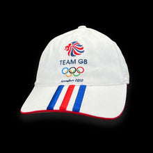 Load image into Gallery viewer, Adidas TEAM GB “London 2012” Olympics Embroidered Three Stripe Baseball Cap
