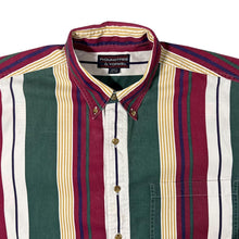 Load image into Gallery viewer, Vintage 90's Roundtree &amp; Yorke Multi Striped Long Sleeve Button-Up Cotton Shirt

