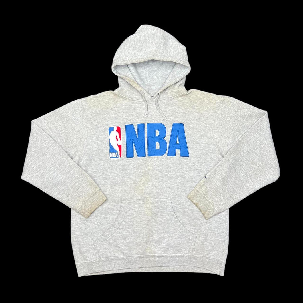 NBA ELEVATION Embroidered Big Logo Spellout Basketball Pullover Hoodie