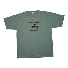 Load image into Gallery viewer, Vintage O.Sport RIVER KWAI “Thailand” Embroidered Souvenir Spellout Graphic T-Shirt
