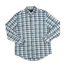 Load image into Gallery viewer, TIMBERLAND Classic Plaid Check Long Sleeve Button-Up Cotton Shirt
