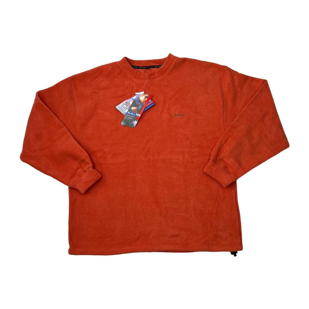 PETER STORM Thermatech Breathable Thermal Mini Logo Crewneck Fleece Sweatshirt