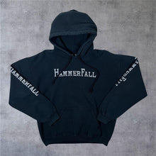 Load image into Gallery viewer, HammerFall "Steel Meets Steel" Power Heavy Metal Music Band Black Hoodie
