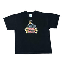 Load image into Gallery viewer, Early 00&#39;s M&amp;O Knits WHATCHU TALKIN&#39; BOUT? Different Strokes TV Show Sitcom Spellout Graphic T-Shirt
