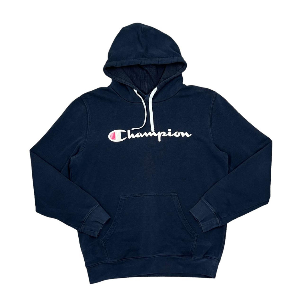 CHAMPION Classic Big Logo Spellout Graphic Pullover Hoodie