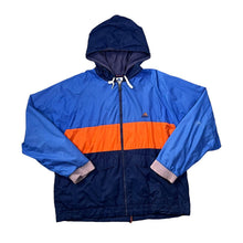 Load image into Gallery viewer, Vintage ADIDAS Embroidered Mini Logo Colour Block Hooded Windbreaker Jacket
