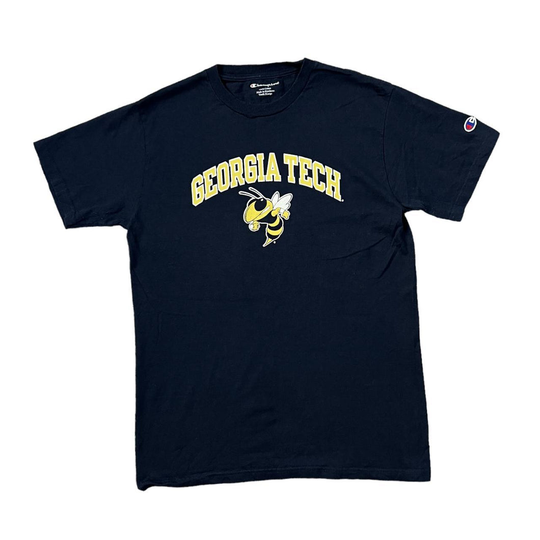 Champion NCAA GEORGIA TECH YELLOW JACKETS College Sports Spellout Graphic T-Shirt
