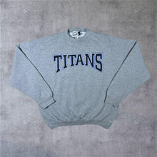 Load image into Gallery viewer, Vintage Puma NFL Tennessee Titans Football Graphic Grey Crewneck Sweatshirt
