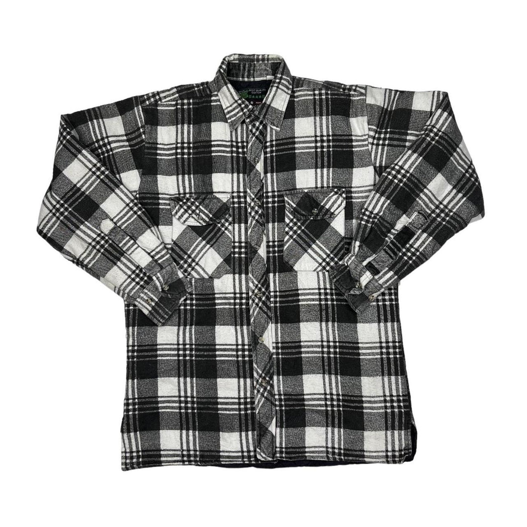 Vintage MC DUNCAN Lumberjack Skater Tartan Plaid Check Padded Flannel Over Shirt