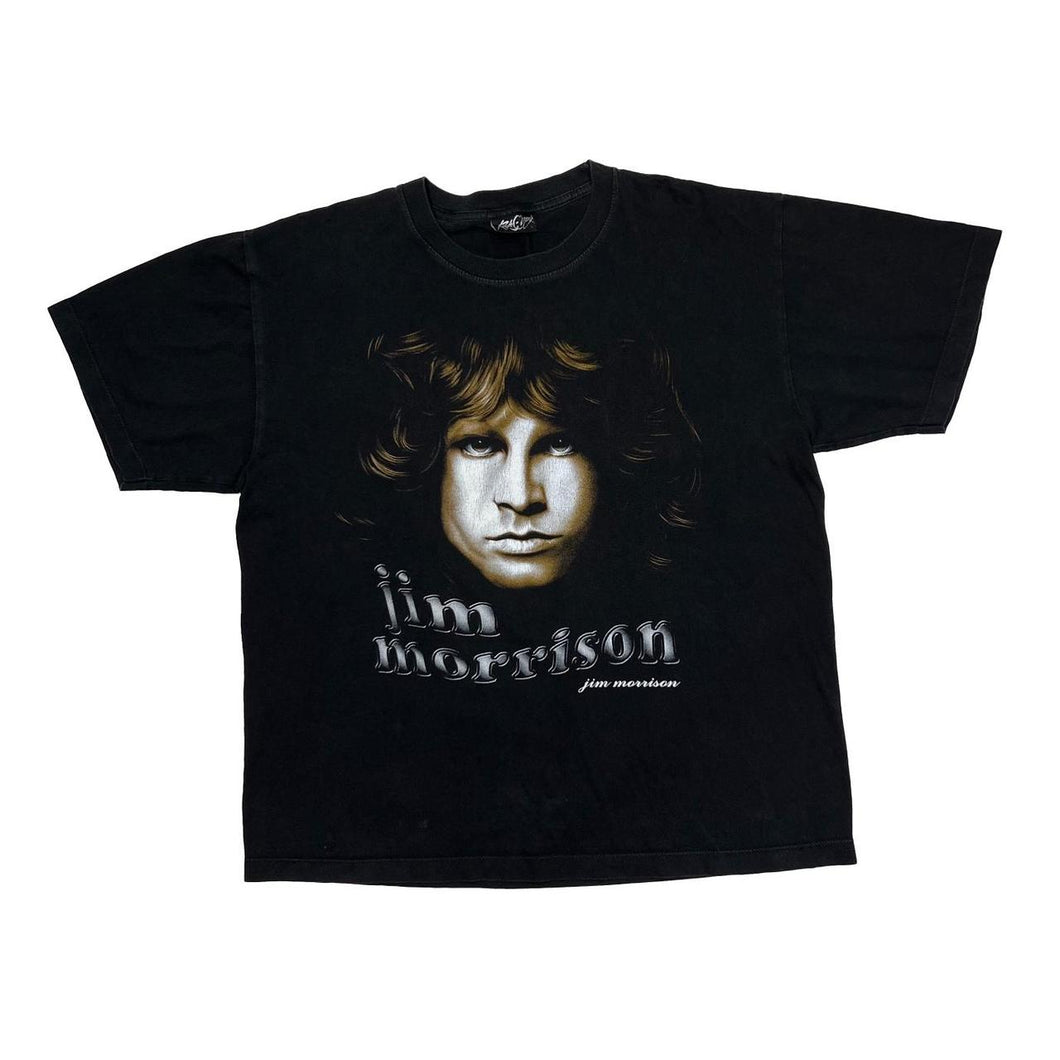 Early 00’s JIM MORRISON The Doors Tribute Graphic Blues Psych Rock Band T-Shirt