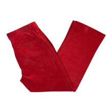 Load image into Gallery viewer, Vintage POLO RALPH LAUREN Red Golf Corduroy Cord Straight Leg Trousers
