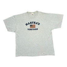 Load image into Gallery viewer, Vintage Oarsman MARTHA&#39;S VINEYARD Souvenir Spellout Graphic T-Shirt
