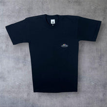 Load image into Gallery viewer, Vintage 90’s Fruit Of The Loom Classic Mini Logo Cotton Single Stitch Black T-Shirt
