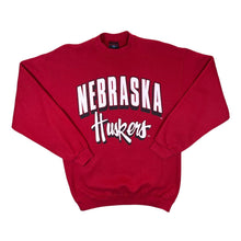 Load image into Gallery viewer, Vintage 90&#39;s NCAA NEBRASKA HUSKERS Made In USA College Sports Graphic Red Sweatshirt
