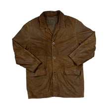 Load image into Gallery viewer, Vintage GUISE Classic Brown Soft Suede Leather Button Jacket
