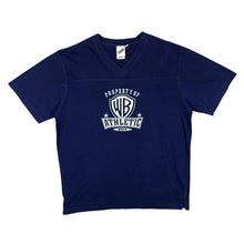 Load image into Gallery viewer, Vintage WARNER BROS (2002) &quot;Atheltic Dept.&quot; Embroidered Logo Spellout V-Neck T-Shirt
