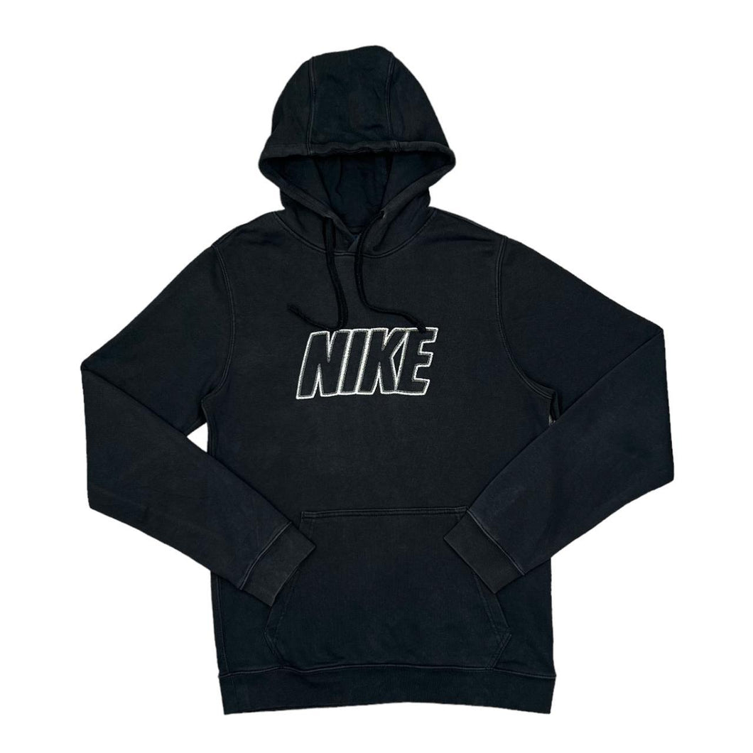 NIKE Classic Embroidered Big Logo Spellout Pullover Hoodie