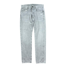 Load image into Gallery viewer, G-STAR RAW &quot;3301 Tapered&quot; Slim Fit Distressed Style Grey Denim Jeans
