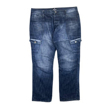 Load image into Gallery viewer, Early 00&#39;s AIRWALK Carpenter Cargo Skater Style Blue Denim Jeans
