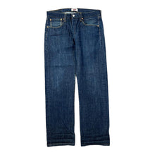 Load image into Gallery viewer, LEVI&#39;S 501 Classic Dark Blue Denim Straight Leg Regular Fit Jeans
