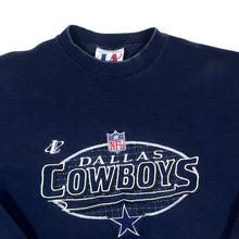 Load image into Gallery viewer, Vintage 90&#39;s Logo Athletic NFL Dallas Cowboys Embroidered Football Navy Blue Sweatshirt
