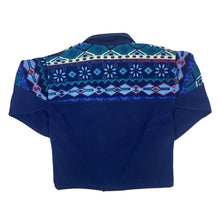 Load image into Gallery viewer, Vintage MER MER COMPANY Crazy Abstract Patterned 1/4 Button Pullover Fleece Sweatshirt
