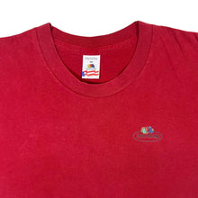 Load image into Gallery viewer, Vintage FRUIT OF THE LOOM Classic Mini Logo Graphic Red Single Stitch T-Shirt

