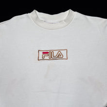 Load image into Gallery viewer, FILA Embroidered Mini Centre Patch Logo Crewneck Sweatshirt
