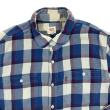 Load image into Gallery viewer, LEVI&#39;S Red Tab Plaid Check Long Sleeve Cotton Flannel Shirt
