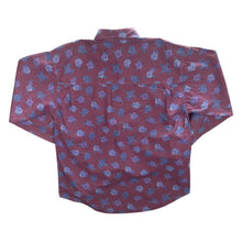 Load image into Gallery viewer, Vintage 90's Red Eye By Marc Daniels Floral Rose Patterned Cotton Long Sleeve Shirt
