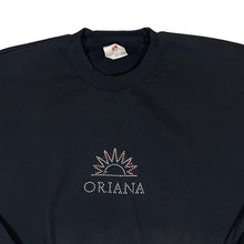 Load image into Gallery viewer, Vintage Hossacks ORIANA Diamante Souvenir Spellout Graphic Crewneck Sweatshirt
