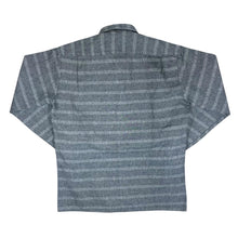 Load image into Gallery viewer, Vintage 90&#39;s Dark Grey Multi Striped Long Sleeve Button-Up Flannel Shirt
