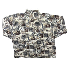 Load image into Gallery viewer, Vintage 90&#39;s Arizona Rodeo Texas Cowboy Patterned Long Sleeve Flannel Shirt

