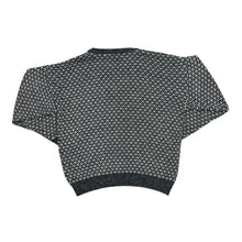 Load image into Gallery viewer, Vintage NICO Made In Korea Houndstooth Patterned Grandad Knit Button Cardigan Sweater
