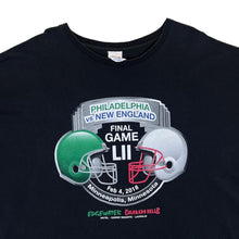 Load image into Gallery viewer, NFL PHILDELPHIA EAGLES VS. NEW ENGLAND PATRIOTS &quot;Final Game LII&quot; Football Graphic T-Shirt
