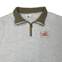 Load image into Gallery viewer, Vintage South Bay SAN FRANCISCO Embroidered Souvenir Spellout Fleece Collared 1/4 Zip Pullover Sweatshirt
