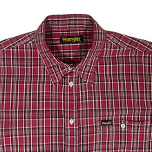 Load image into Gallery viewer, Vintage WRANGLER Classic Red Plaid Check Long Sleeve Cotton Shirt
