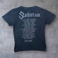 Load image into Gallery viewer, Sabaton "The Great Tour 2020" Power Heavy Metal Music Band Dark Grey Black T-Shirt
