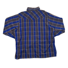 Load image into Gallery viewer, Vintage 90&#39;s RANCHER WESTERNWEAR Plaid Check Pearl Snap Popper Button Long Sleeve Cowboy Western Shirt
